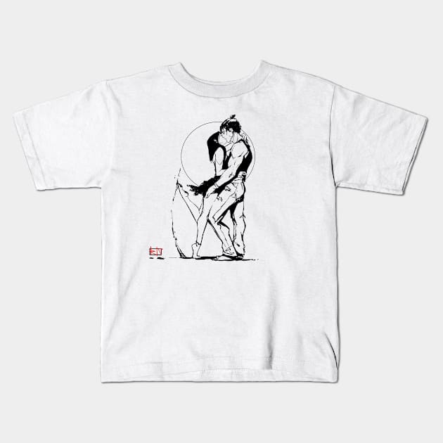 Valentine Kids T-Shirt by Waveloop